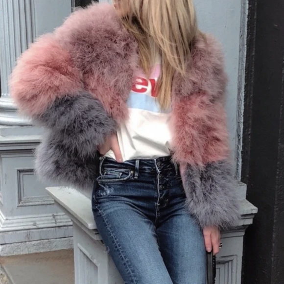 Feather Jackets & Coats